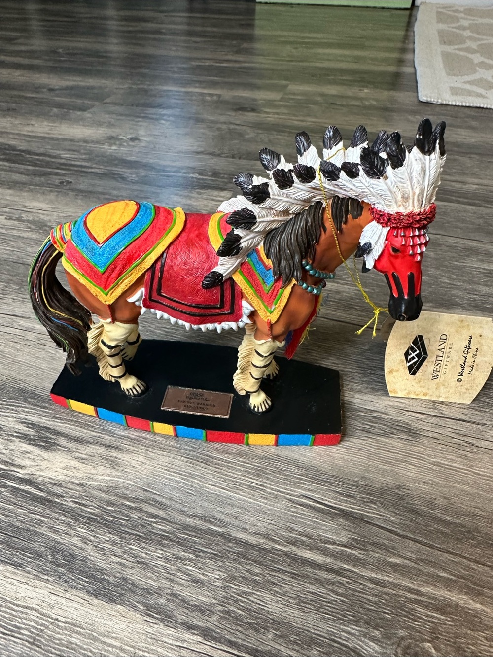 Westland Horse of a Different Color Pawnee Warrior Mustang Figurine LE1061/10000